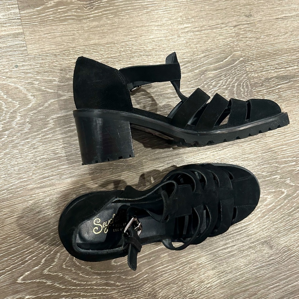 Seychelles Black Women's Sandals